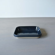 ディゴワン　グラタン皿　ブルーニュイ　横