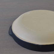 ディゴワン　グラタン皿　ラウンド　ブルーニュイ　ディテール