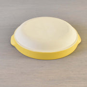 ディゴワン　グラタン皿　ラウンド　イェロー　裏