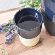 ディゴワン　タンブラー　ブルー　後ろラヴェンダー