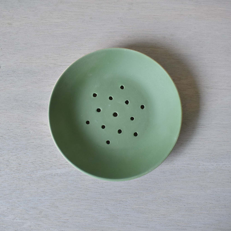 ディゴワン　水切り皿　グリーン　上