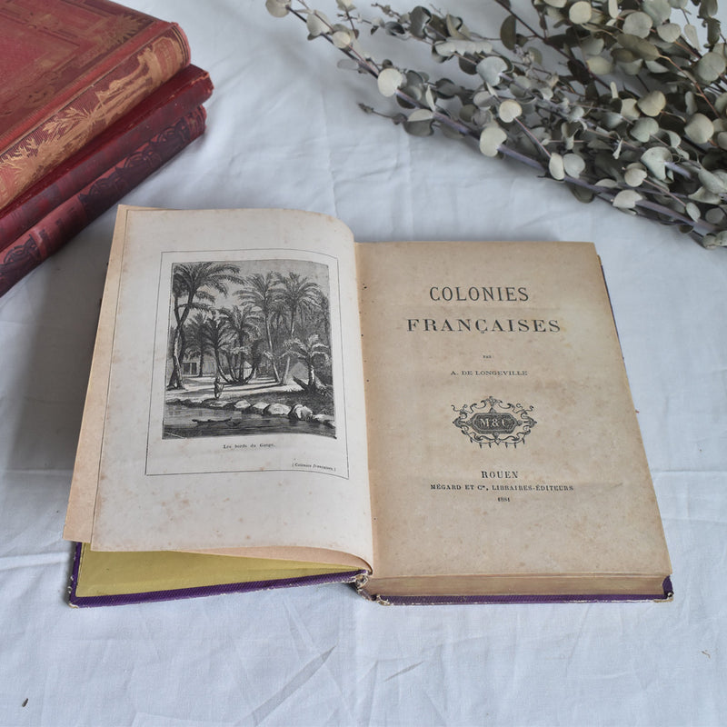 Antique book: Les Colonies Françaises