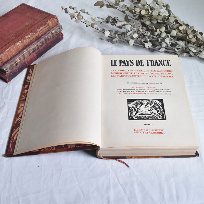 Vintage Book Le Pays de France