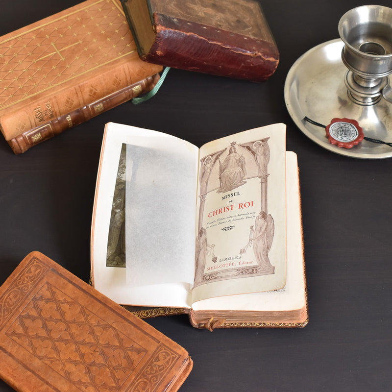 Vintage book: Missel de Christ Roi
