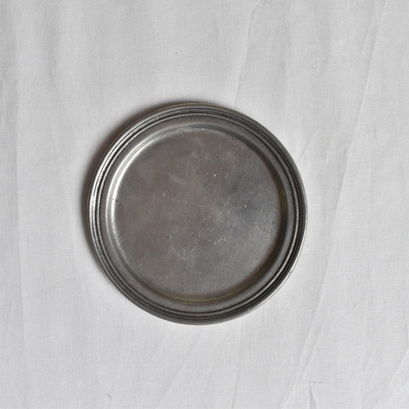 Vintage Pewter Bottle Tray