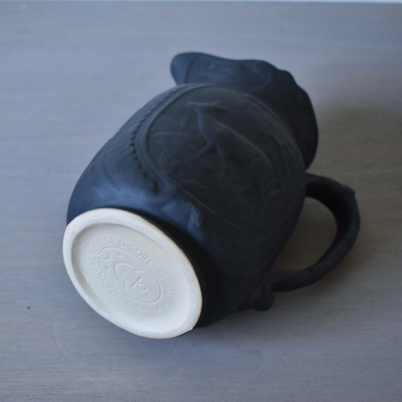 ディゴワン　ピチャー　鹿　ダークブルー　横