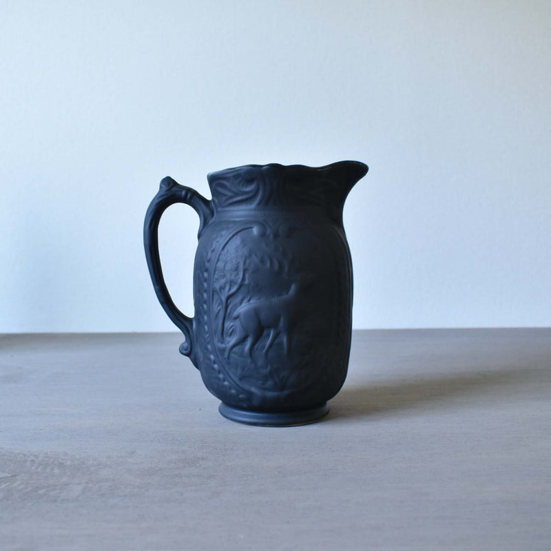 ディゴワン　ピチャー　鹿　ダークブルー　右