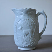 ディゴワン　ピチャー鹿　白　ディテール左