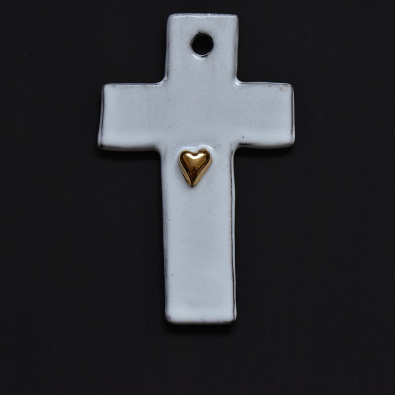 オーナメント　クロス（ハート）