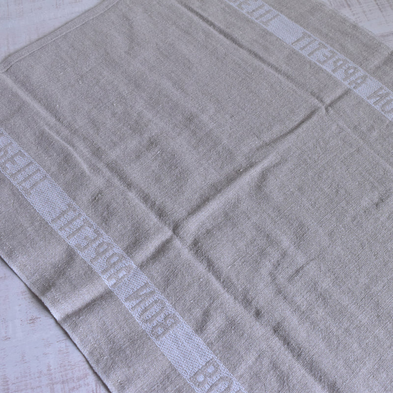 キッチンクロス　BON APPETIT ホワイト