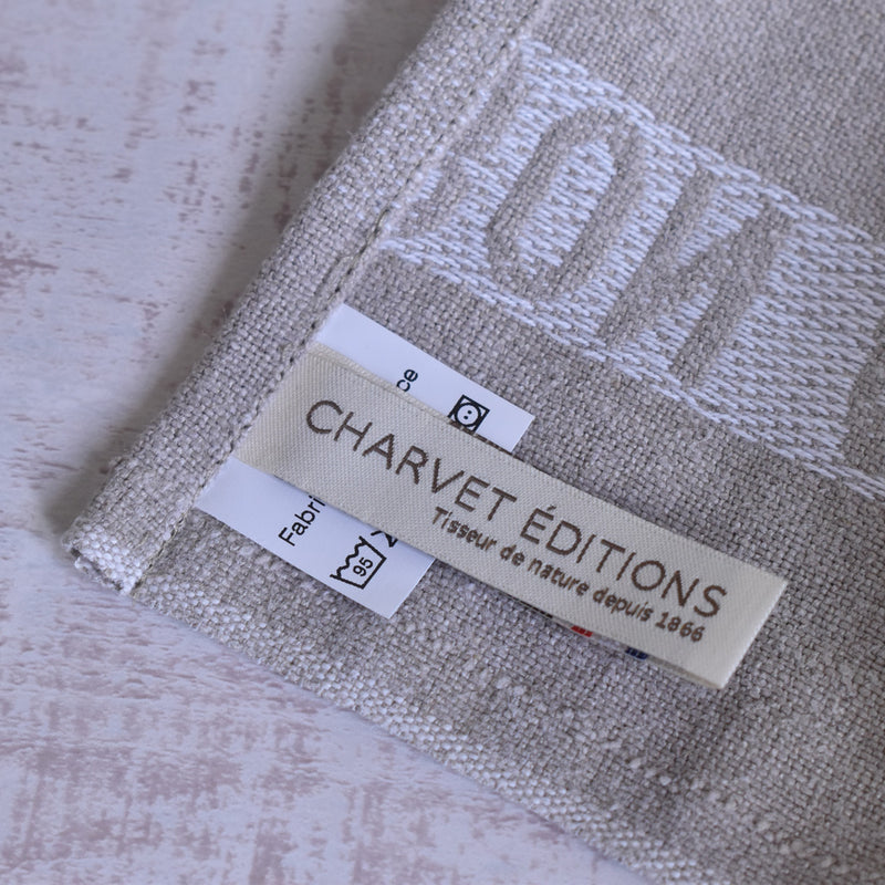 キッチンクロス　BON APPETIT ホワイト