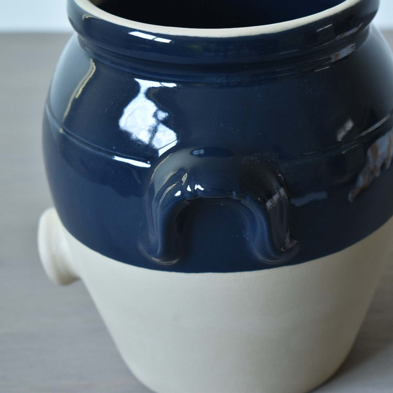 ディゴワン　ヴィネガーポットN3　ブルーニュイ　ハンドル