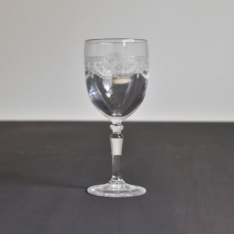 Vintage Crystal Liqueur Glass Dampierre