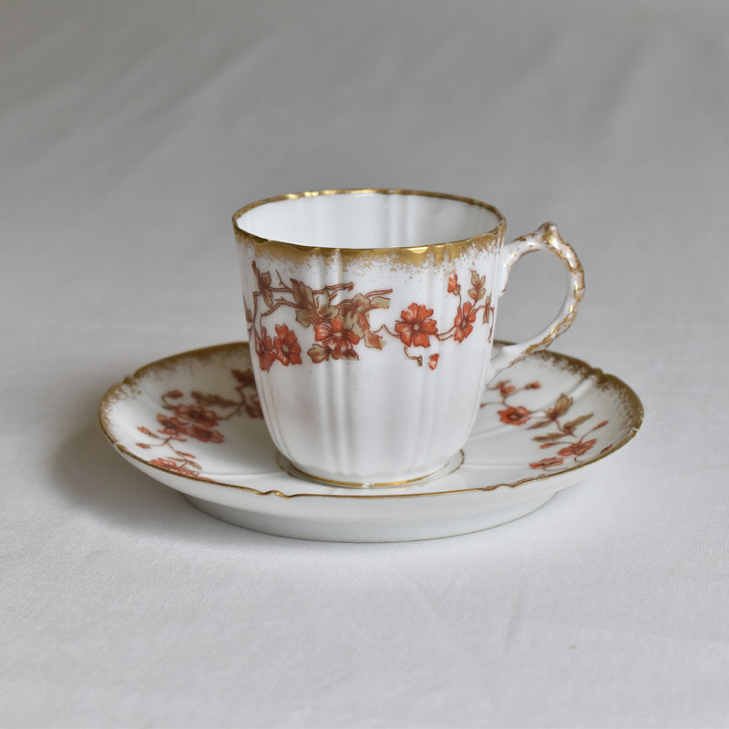 Antique Cup & Saucer Guerre / Dijon B