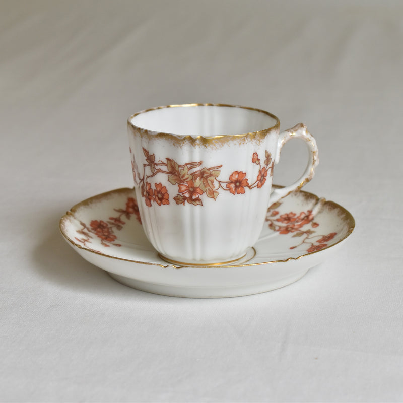 Antique Cup & Saucer Guerre / Dijon D