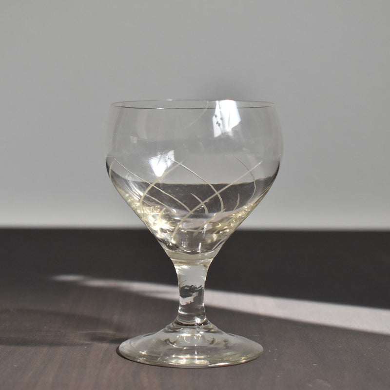 Vintage Glass with Stem D