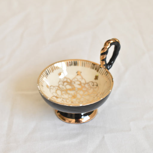 フランスヴィンテージ　ミニカップ  ドラサンヴァル　ブラック　B