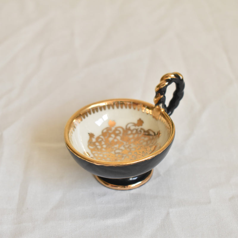 フランスヴィンテージ　ミニカップ  ドラサンヴァル　ブラック