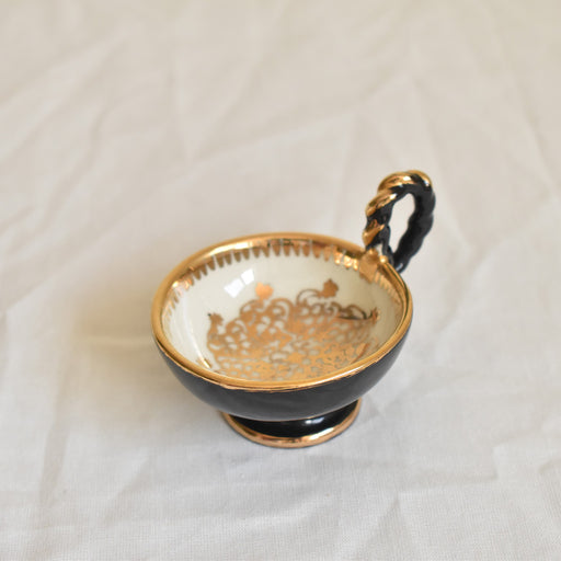 フランスヴィンテージ　ミニカップ  ドラサンヴァル　ブラック