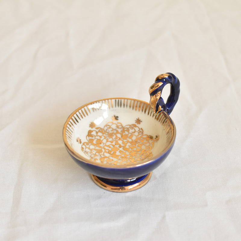 フランスヴィンテージ　ミニカップ  ドラサンヴァル　ブルー 　A 