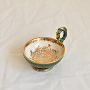 フランスヴィンテージ　ミニカップ  ドラサンヴァル　ダークグリーン　A 