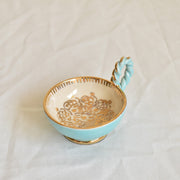 フランスヴィンテージ　ミニカップ  ドラサンヴァル　ライトブルー 