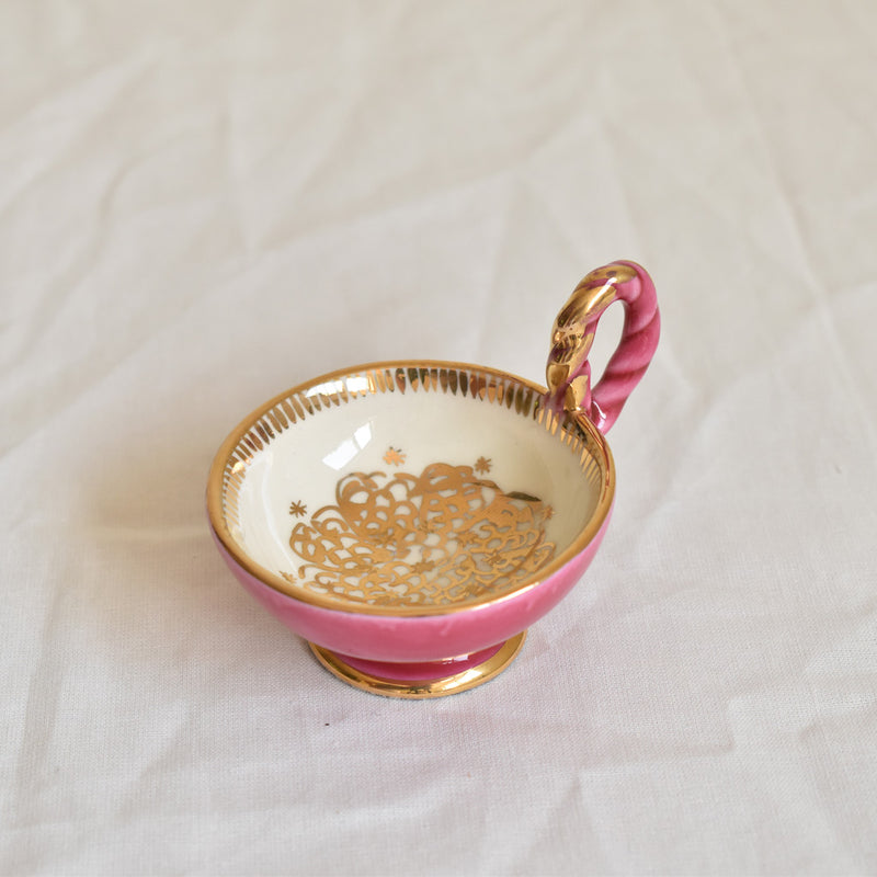 フランスヴィンテージ　ミニカップ　ピンク　A  