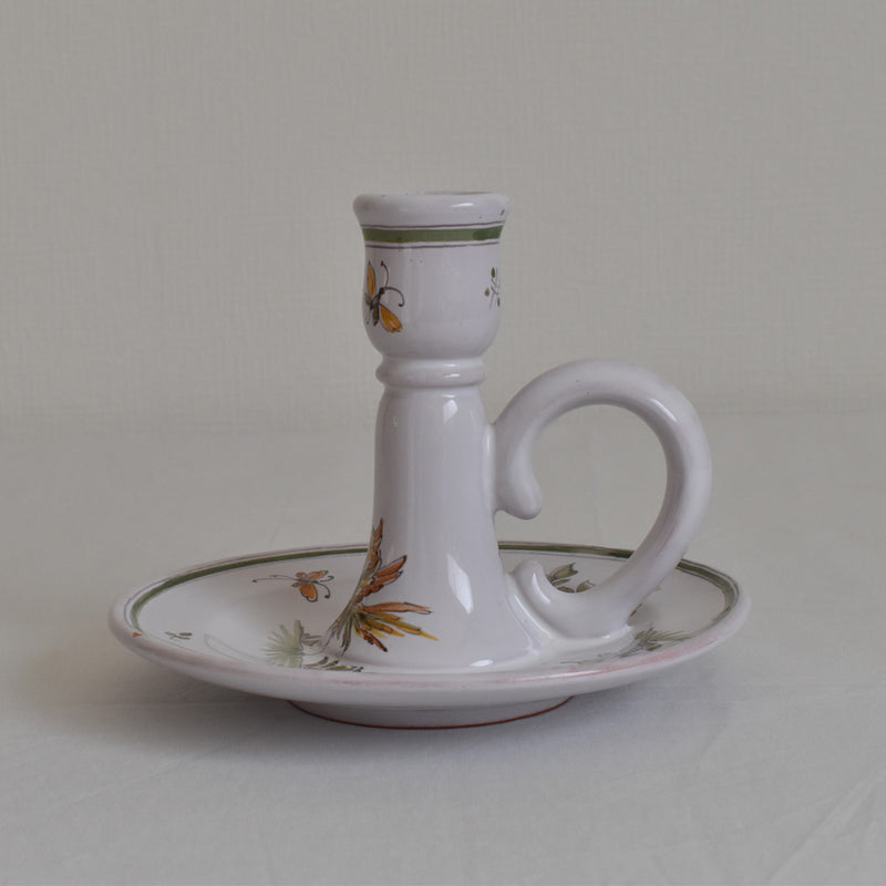 Vintage Moustiers Candle Holder