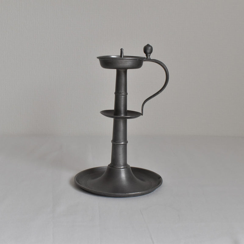 ヴィンテージピューターキャンドルホルダー A