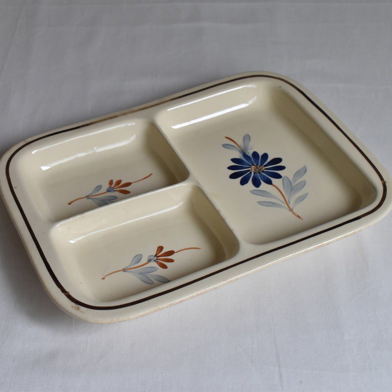 Vintage Compartment Plate, Sarreguemines 5036