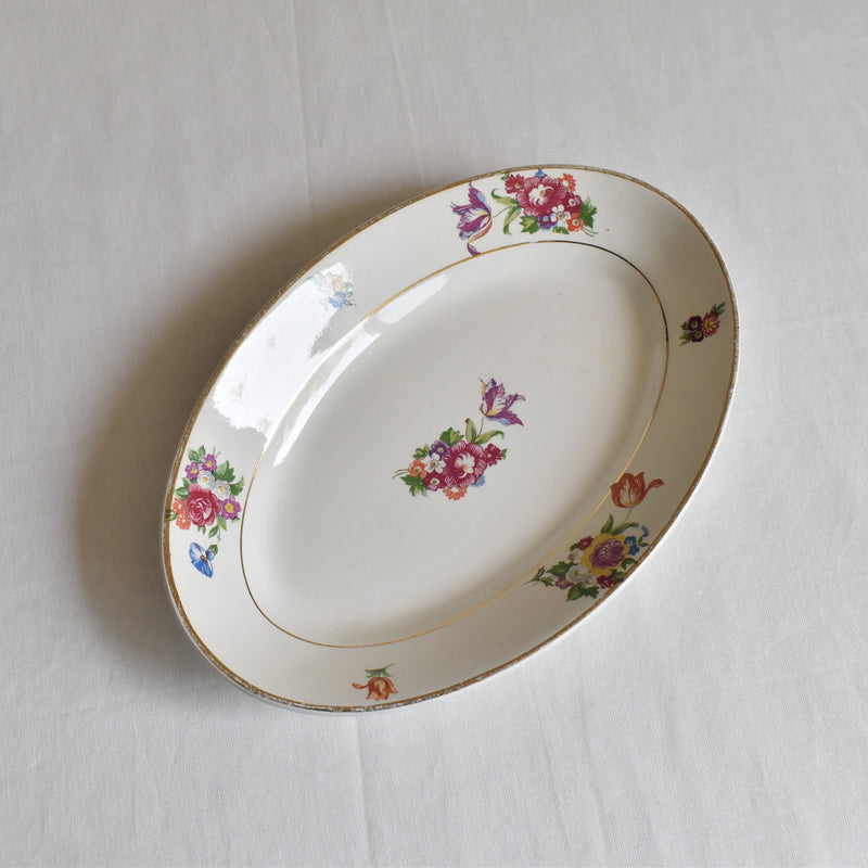 Vintage Digoin & Sarreguemines Aline Gravy Boat