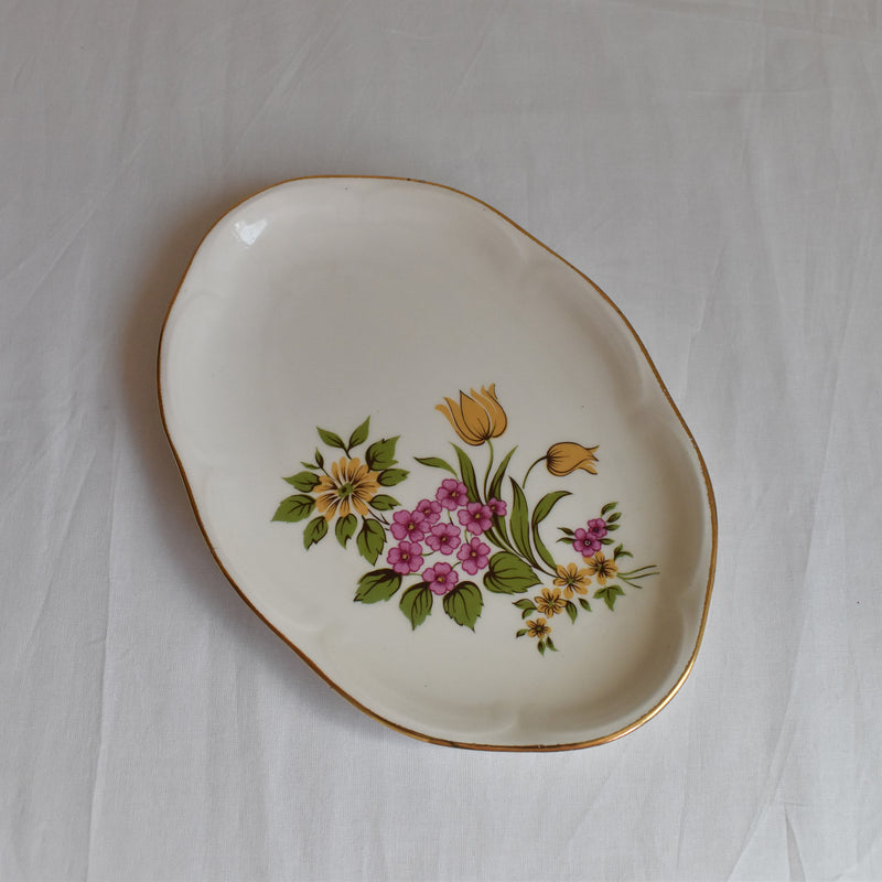 Vintage Raviere Gien Floréal