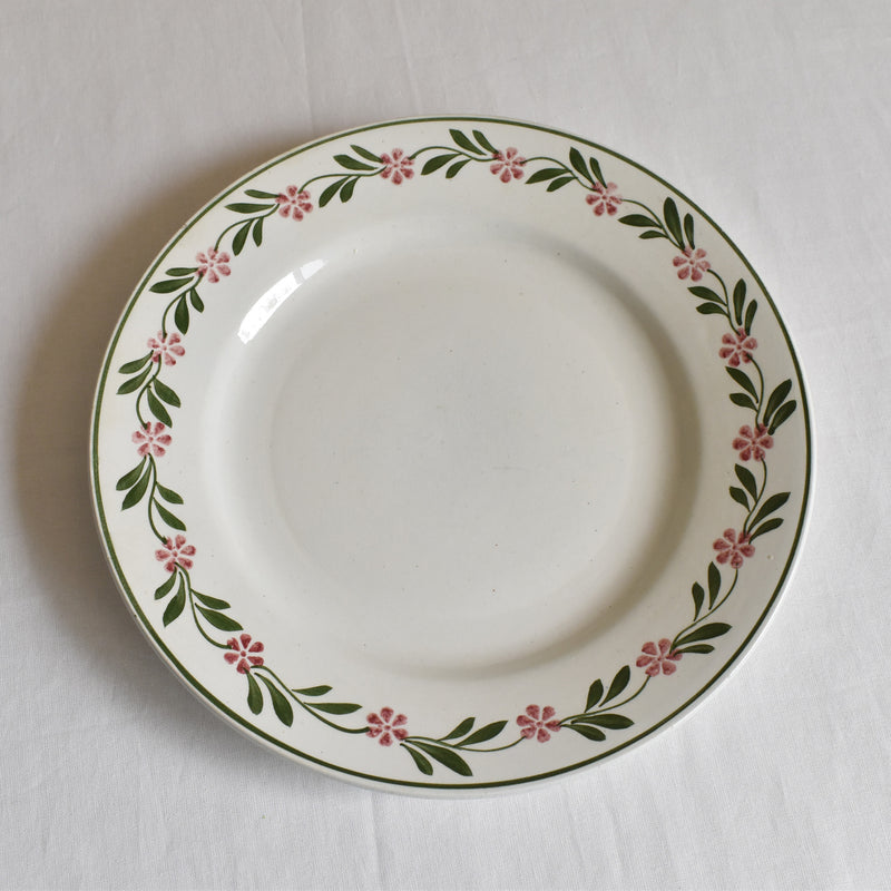 Vintage Plate Saint-Amand Guirlande Fleur B
