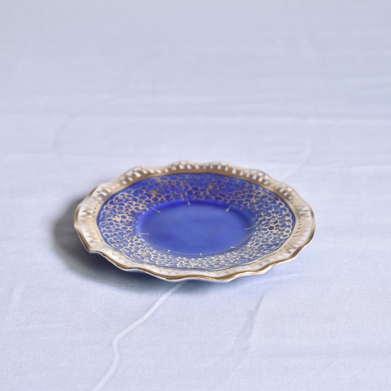 ア.ドラサンヴァル A.Dressinval コヒーカップソーサー ブルーA