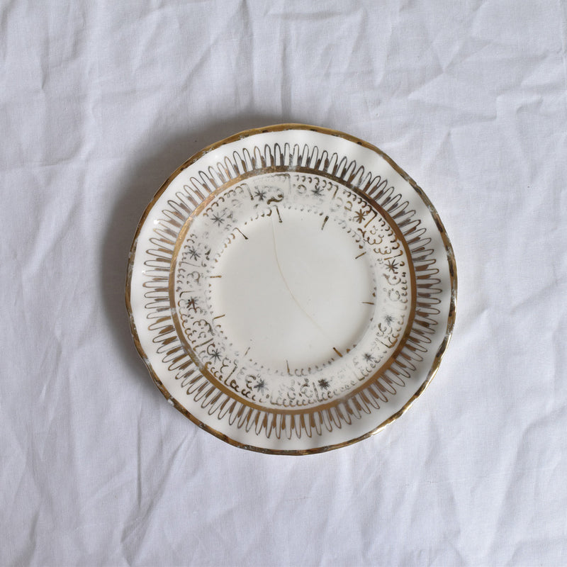 フランスヴィンテージ　チョコレートカップソーサー  ホワイト　