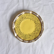 ドラサンヴァル  フランスヴィンテージ　陶器　ソーサー　イェローB
