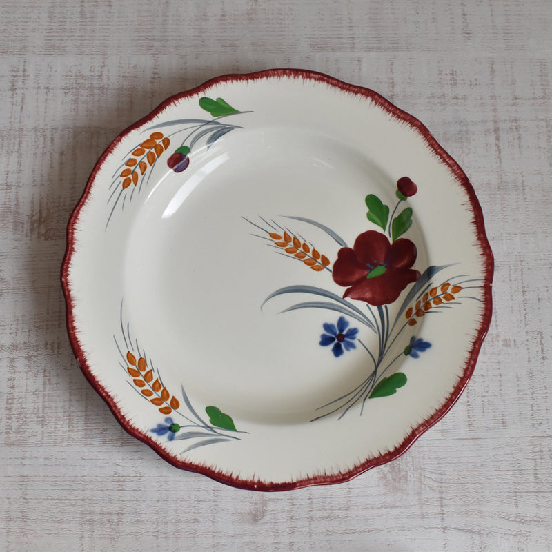 Vintage Deep Plate, Saran, Messidor C
